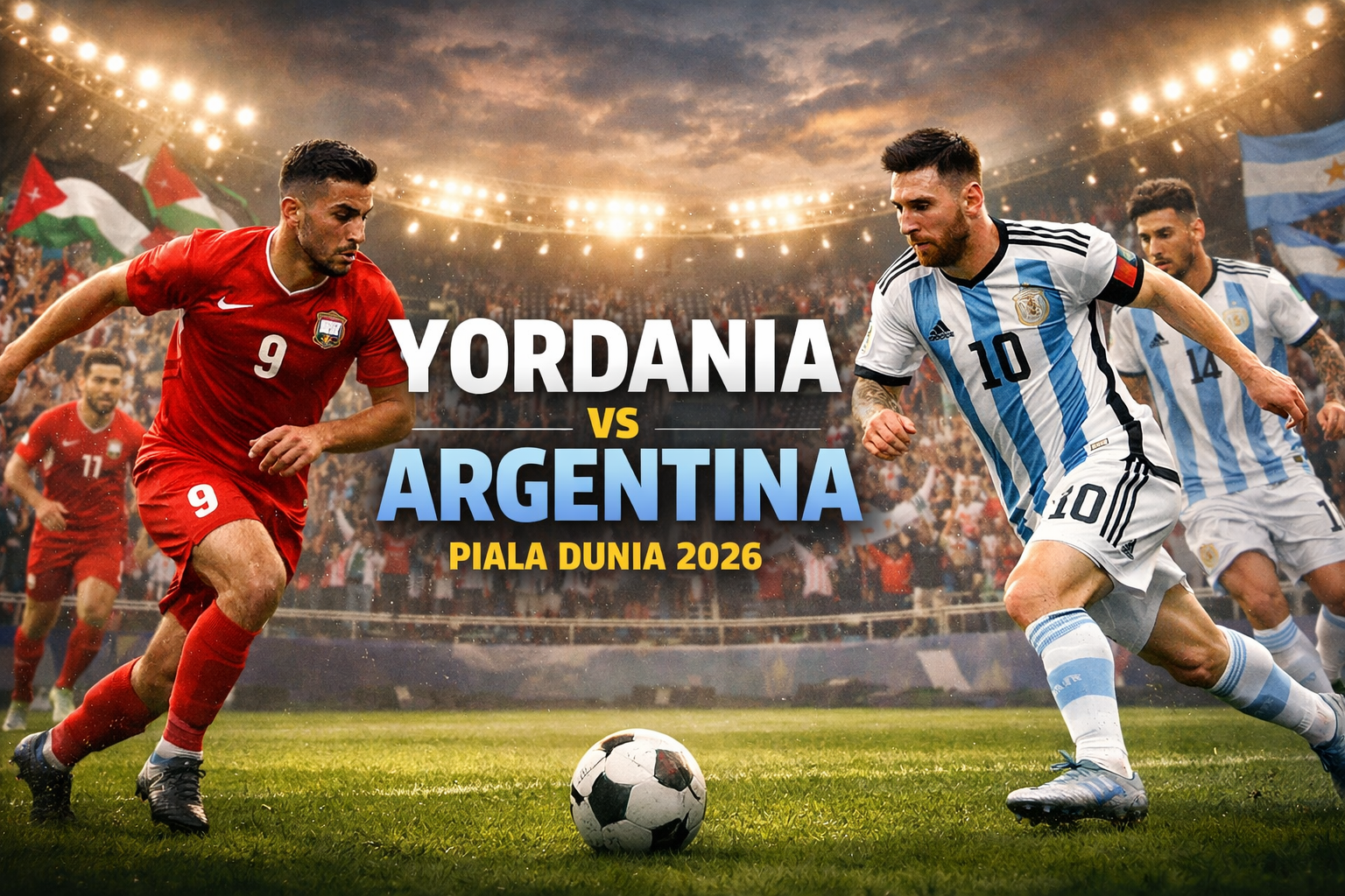 Tigoals Live Streaming Yordania vs Argentina Piala Dunia 2026 Besok Pagi Jam 09.00 WIB - Saksikan Laga Krusial Grup J Menuju Babak 32 Besar
