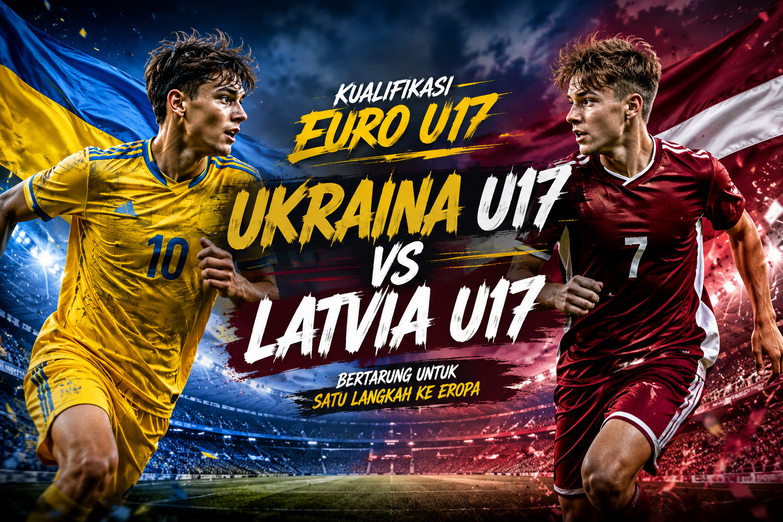 Tigoals Mengangkat Ukraina U17 vs Latvia U17 Kualifikasi Euro U17 Malam Ini Pukul 22.00 WIB Sebagai Laga yang Sarat Semangat Kompetisi