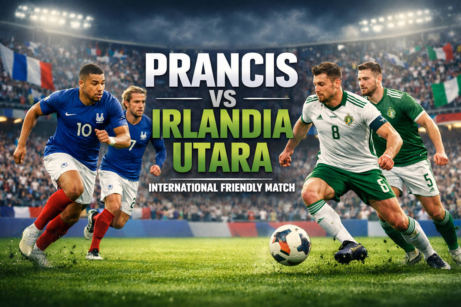 Tigoals - Prancis vs Irlandia Utara International Friendly Match Malam Ini Pukul 01.45 WIB Duel Seru di Laga Persahabatan