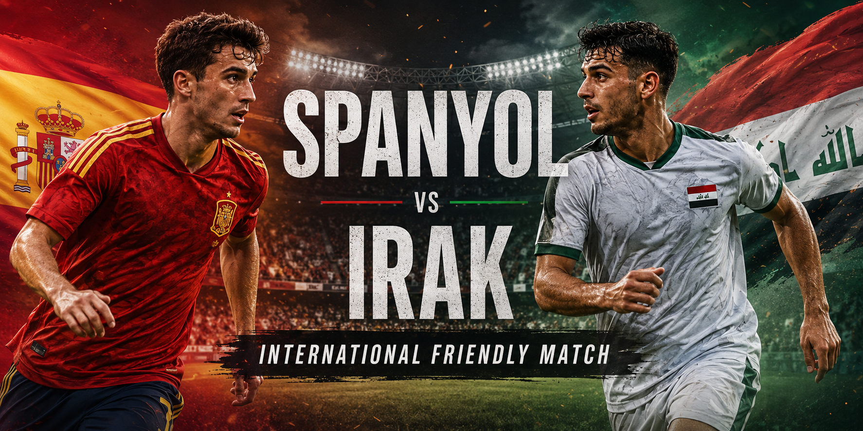 Tigoals Review International Friendly Match: Spanyol Gagal Menang Setelah Ditahan Irak dengan Skor Akhir 1-1