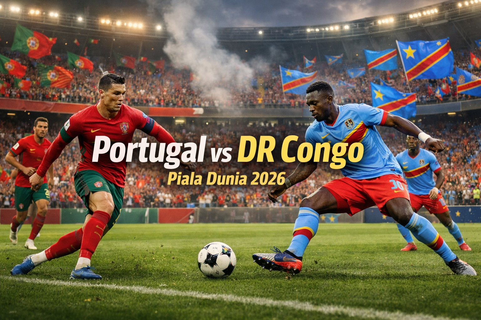Tigoals Streaming Portugal vs DR Congo Piala Dunia 2026 Dini Hari Ini Jam 00.00 WIB dengan Duel Menarik yang Jadi Sorotan Dunia Bola