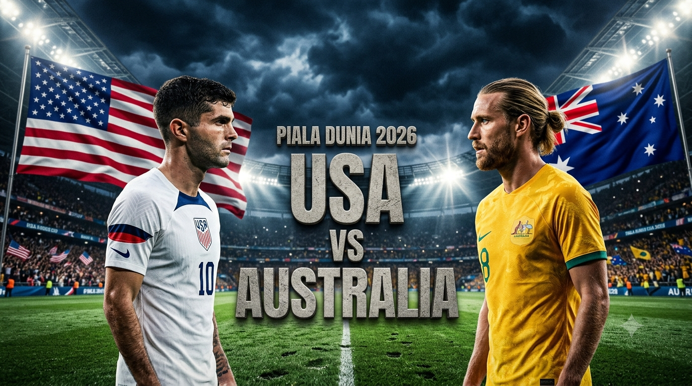 Tigoals - Streaming USA vs Australia Piala Dunia 2026 Pukul 02.00 WIB untuk Pecinta Sepak Bola Dunia - Siap Taklukkan Malam