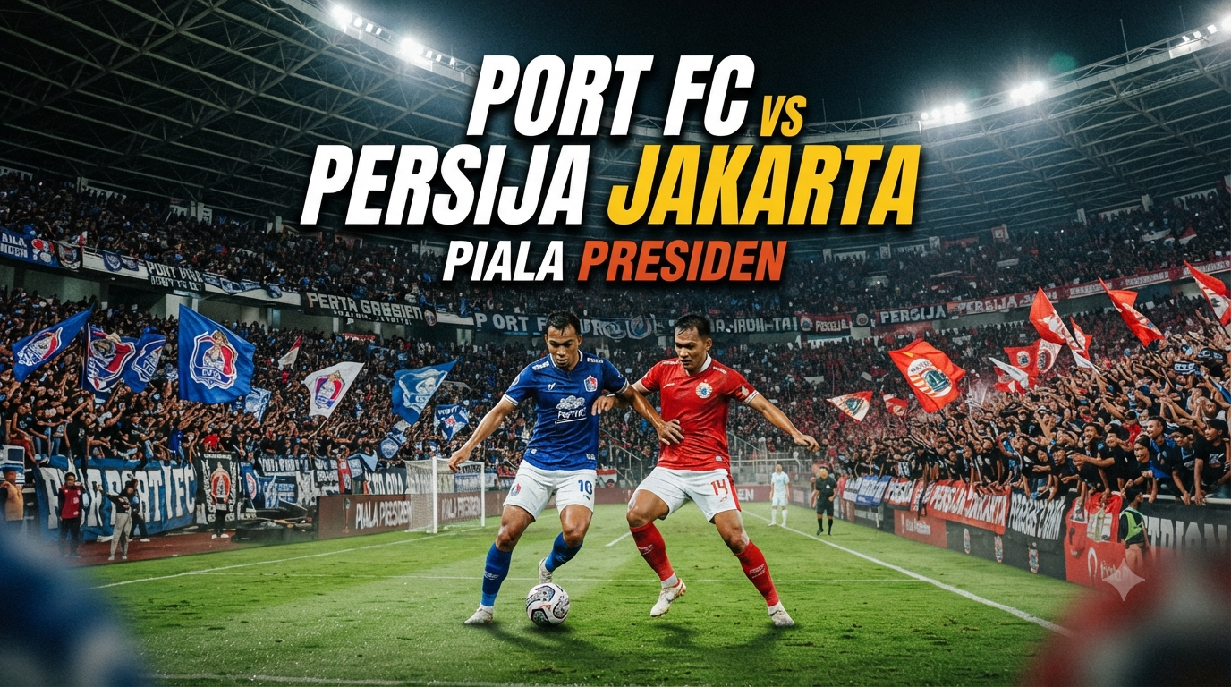 Port FC vs Persija Jakarta Piala Presiden Sore Ini Pukul 15.30 WIB di Tigoals, Simak Duel Sengit dan Peluang Kedua Tim Meraih Hasil Terbaik