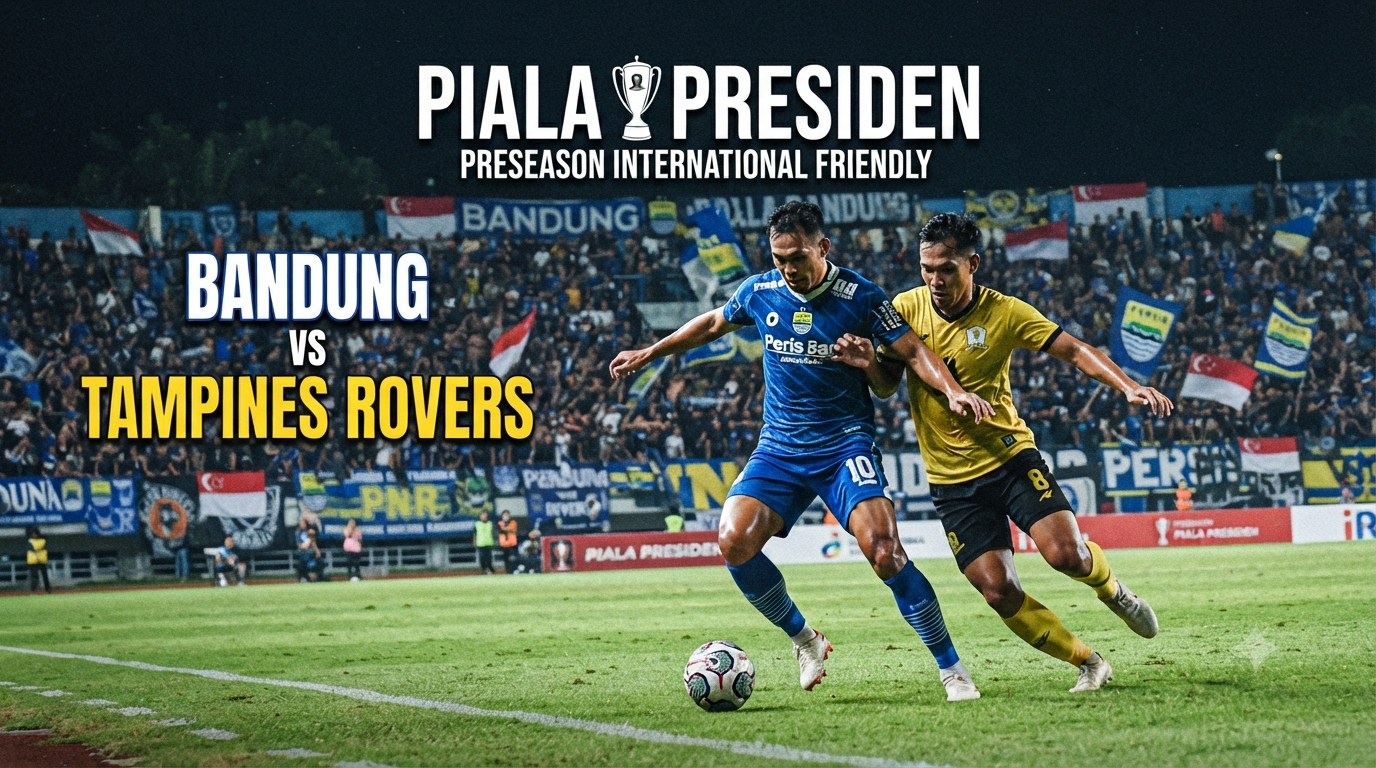 Streaming Persib Bandung vs Tampines Rovers Piala Presiden Malam Ini Pukul 19.30 WIB di Tigoals, Saksikan Keseruan Duel dan Perkembangan Laga Secara Lengkap