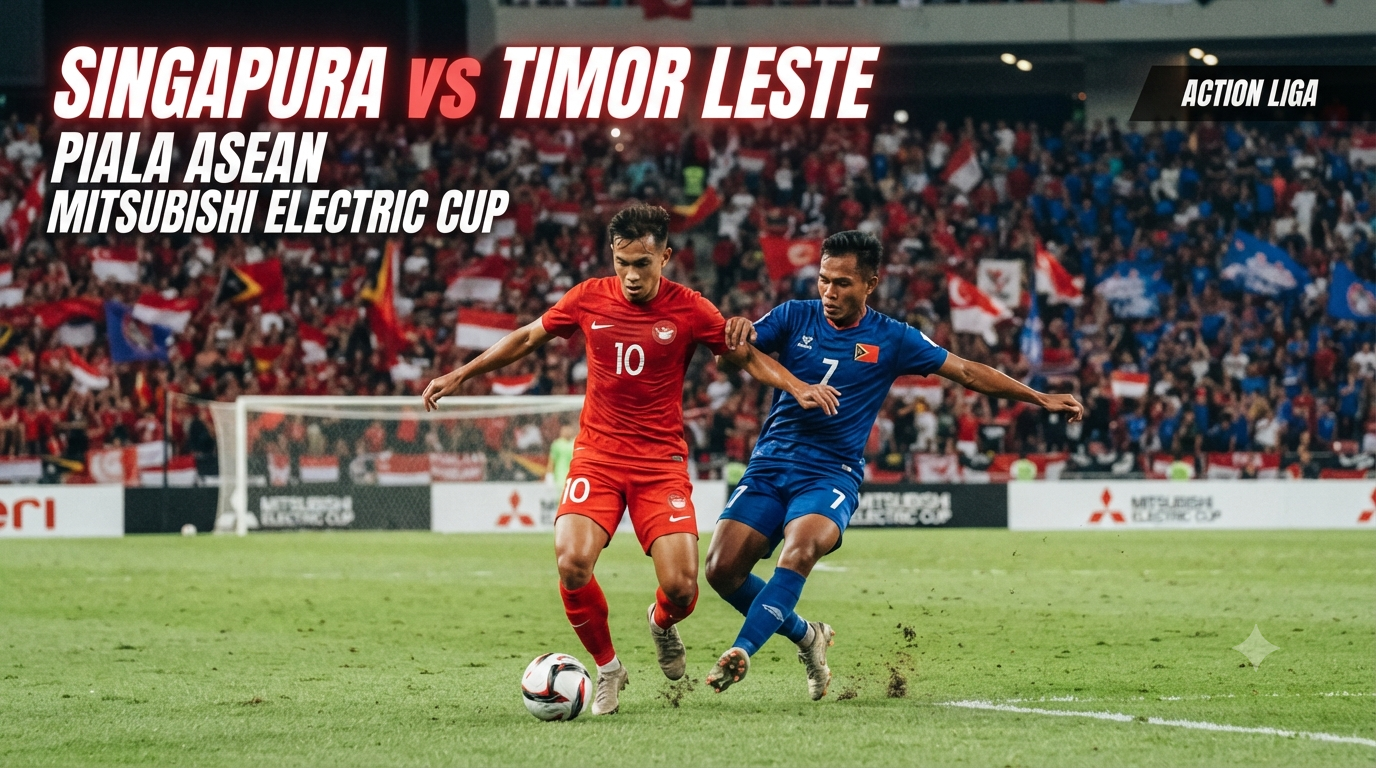 Tigoals Ulas Singapura vs Timor Leste Piala ASEAN Sore Ini Pukul 18.00 WIB, Simak Informasi Laga dan Peluang Kedua Tim