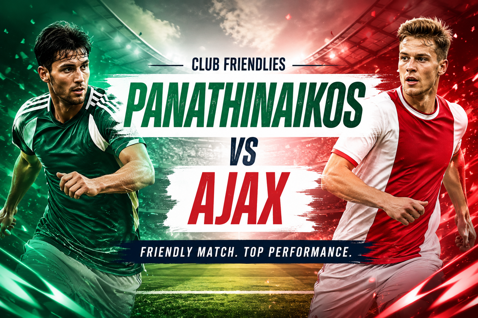 Club Friendlies Panathinaikos vs Ajax Malam Ini Jadi Perhatian Pecinta Sepak Bola Eropa Bersama Tigoals