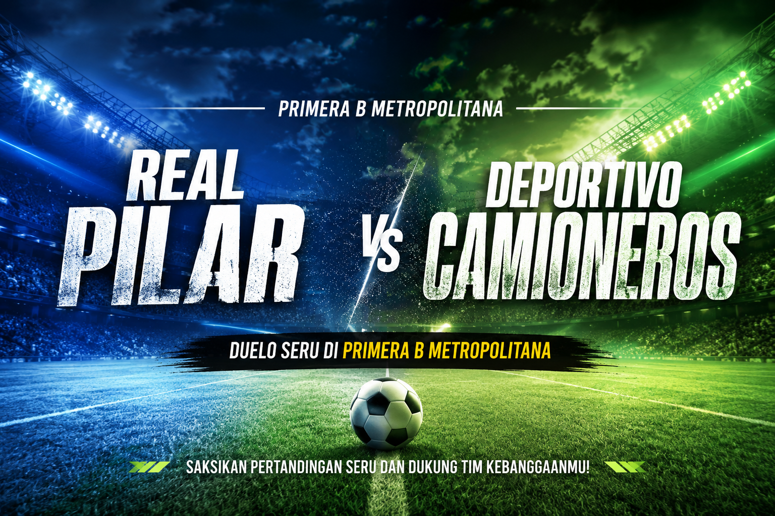 Real Pilar vs Deportivo Camioneros Primera B Metropolitana Malam Ini Pukul 23.00 WIB: Informasi Laga Tersedia di Tigoals
