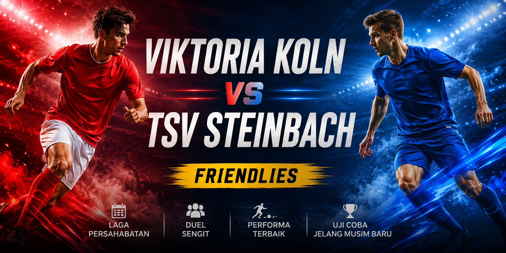 Tigoals Hadir Membawakan Jadwal Viktoria Köln vs TSV Steinbach Friendlies Sore Ini Jam 17.30 WIB - Ini Info Lengkapnya