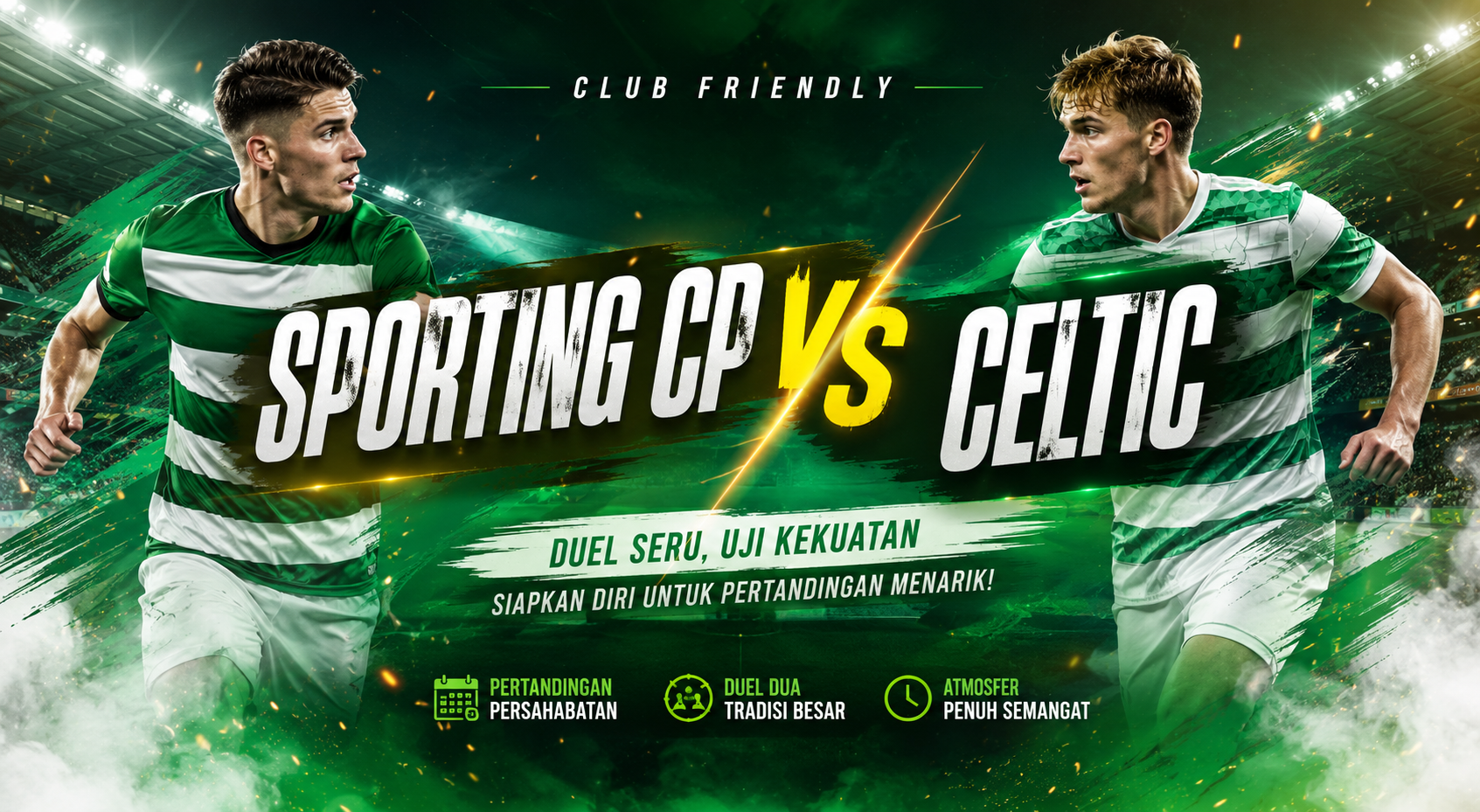 Tigoals Menghadirkan Sporting CP vs Celtic Club Friendly Dini Hari Ini Pukul 00.30 WIB dengan Berbagai Informasi Menarik Menjelang Kick-off