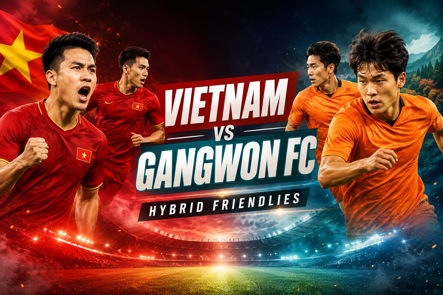 Tigoals Mengulas Keseruan Vietnam vs Gangwon FC Hybrid Friendlies Malam Ini Pukul 19.00 WIB dengan Informasi Terbaru