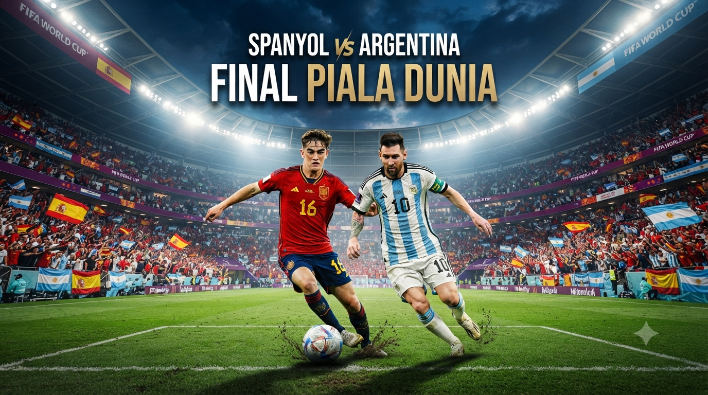 Tigoals Streaming Spanyol vs Argentina Final Piala Dunia 2026 Dini Hari Ini Pukul 02.00 WIB - Nikmati Duel Penentuan Juara Dunia