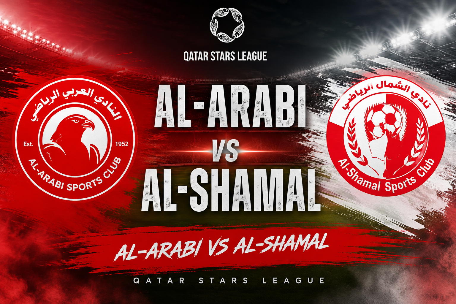 Tigoals: Al-Arabi vs Al-Shamal Qatar Stars League Malam Ini Pukul 23.30 WIB, Duel Seru Pembuka Kompetisi Qatar