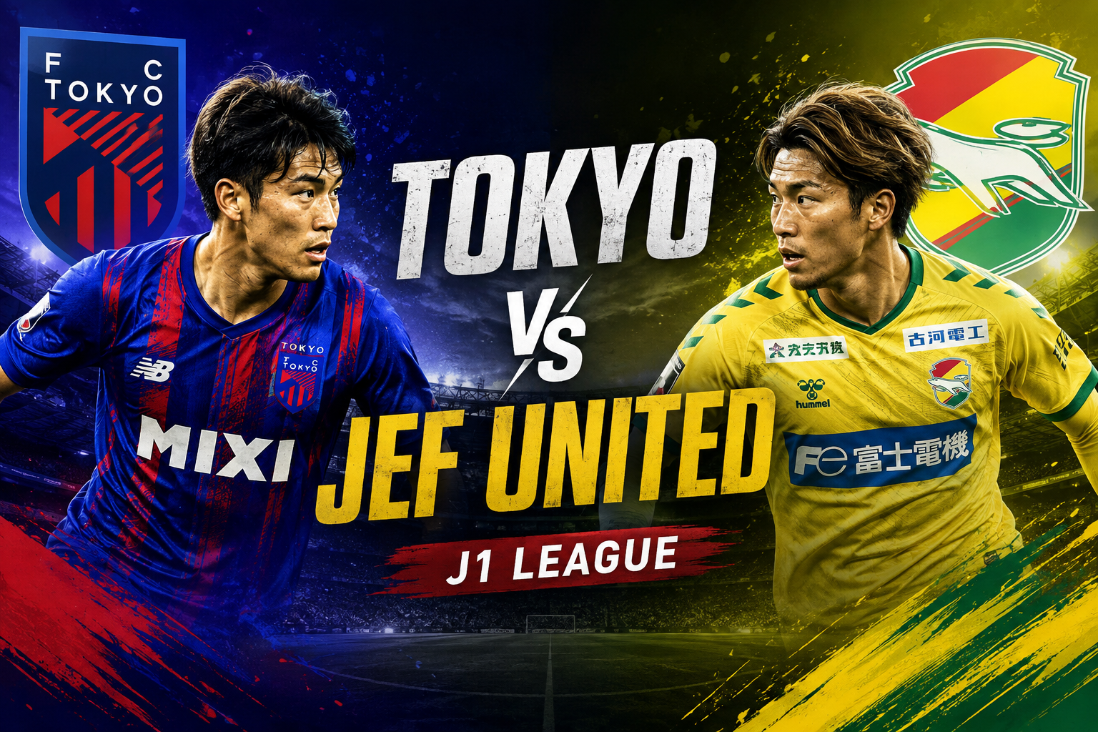 Tokyo vs JEF United J1 League Sore Ini Pukul 17.30 WIB, Tigoals Sajikan Informasi Lengkap Duel Sengit Liga Jepang