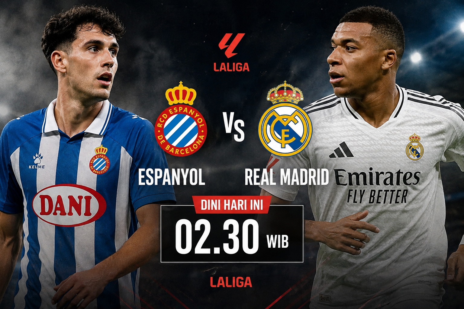 Espanyol vs Real Madrid La Liga Dini Hari Ini Pukul 02.30 WIB, Duel Perdana Los Blancos di Musim 2026/2027