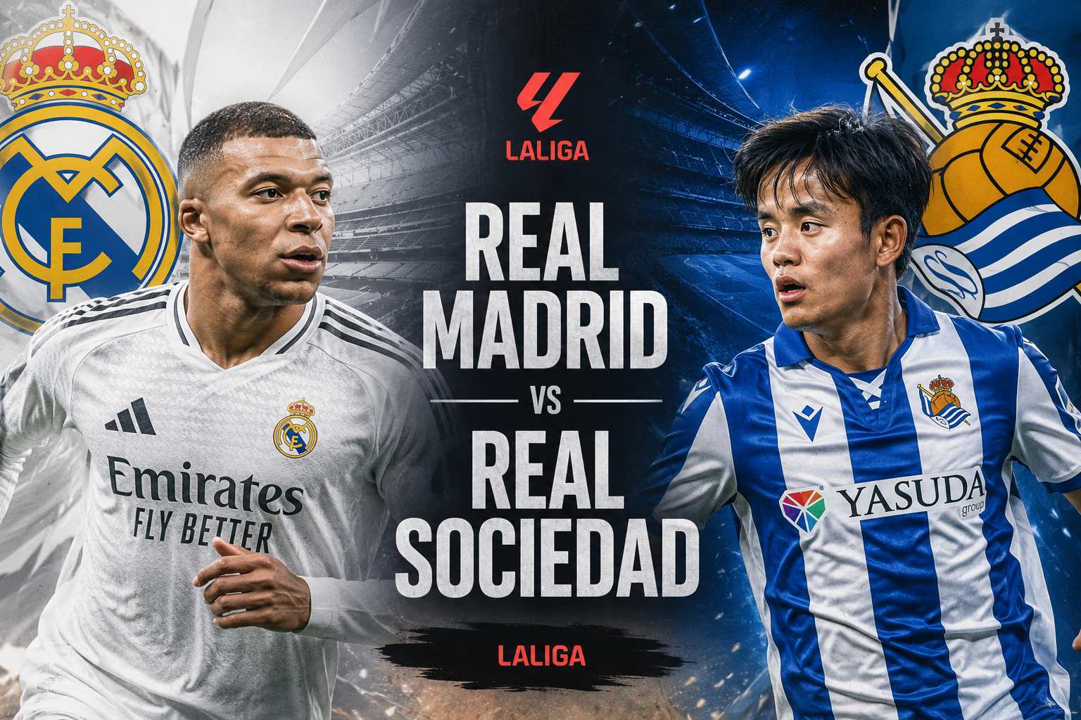 Tigoals Kupas Real Madrid vs Real Sociedad La Liga Dini Hari Ini Pukul 02.00 WIB, Duel Panas di Santiago Bernabéu