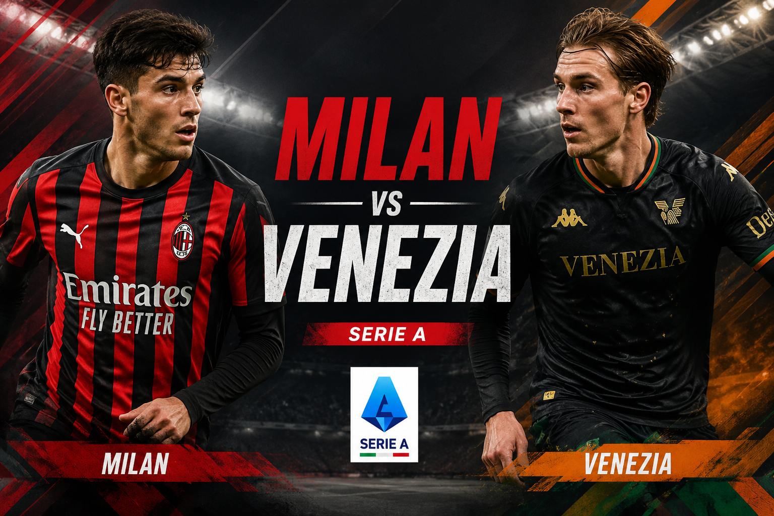 Milan vs Venezia Liga Italia Serie A Dini Hari Ini Pukul 01.45 WIB, Tigoals Hadirkan Ulasan Duel Seru di San Siro