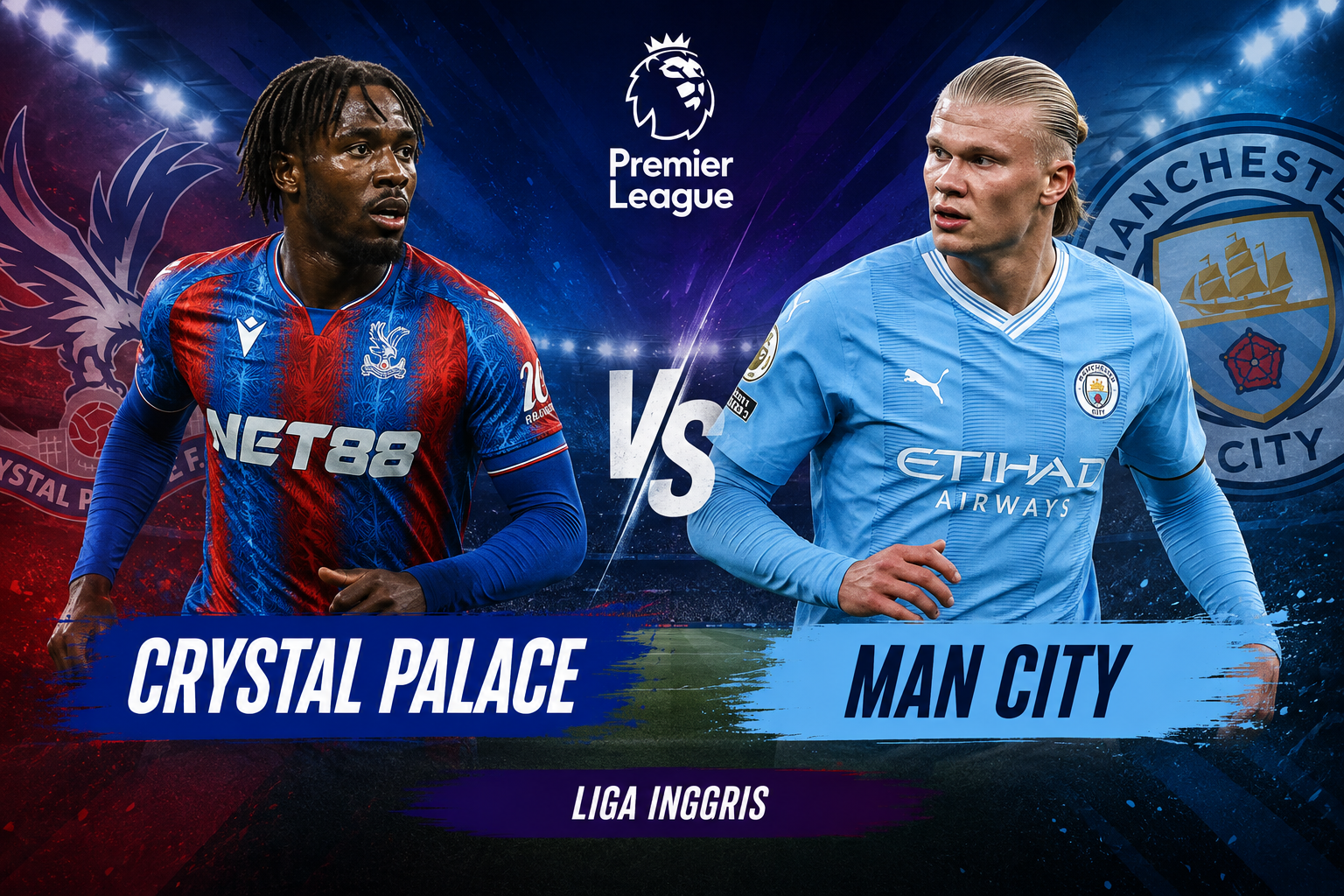 Tigoals Crystal Palace vs Man City Liga Inggris Dini Hari Ini Pukul 02.00 WIB, Duel Panas di Selhurst Park