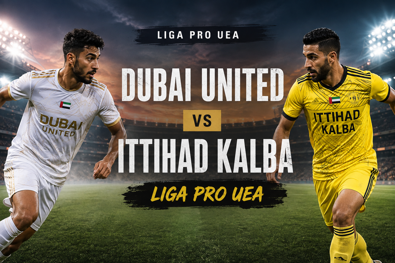 Tigoals : Dubai United vs Ittihad Kalba Liga Pro UEA Malam Ini Pukul 20.55 WIB