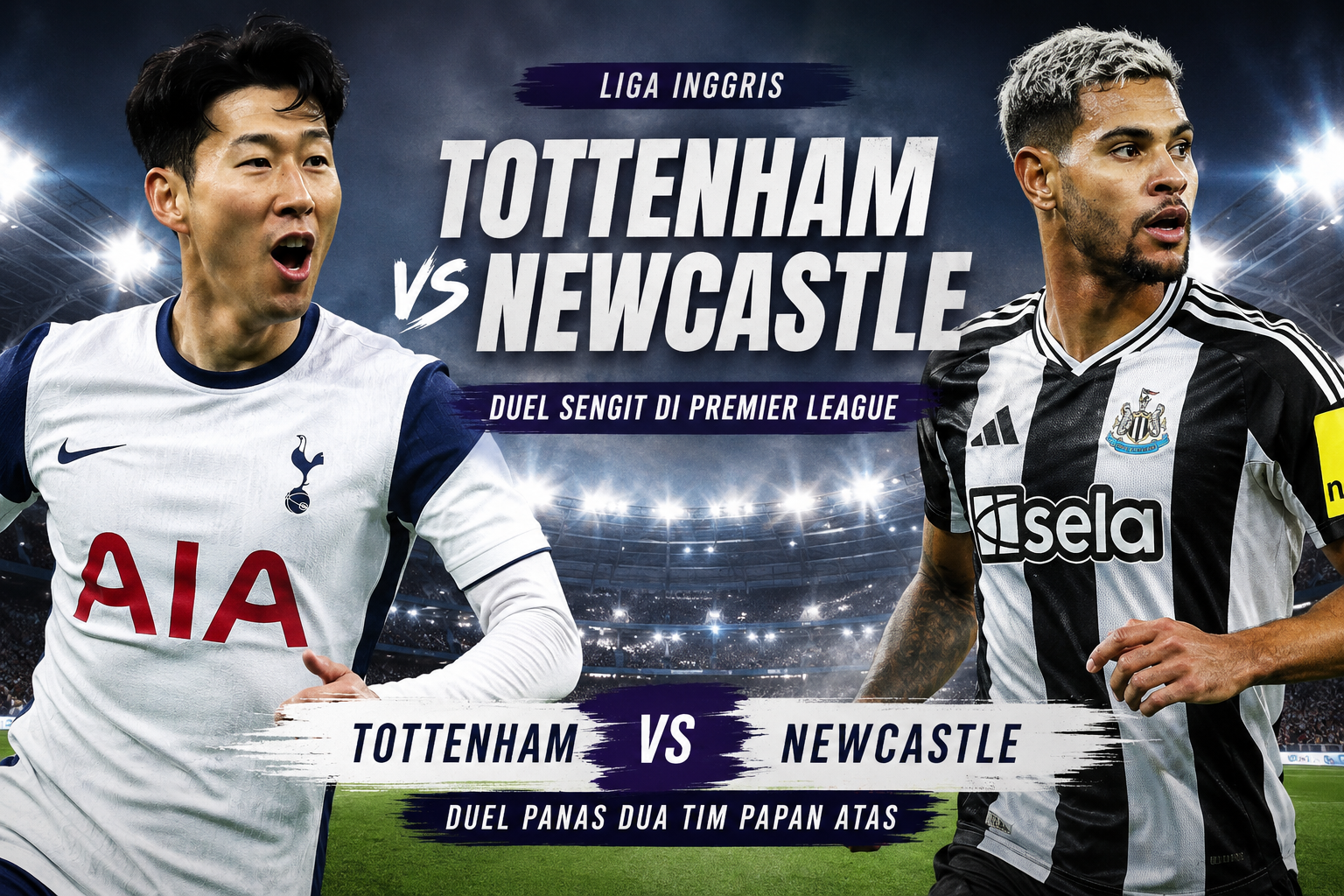 Tottenham vs Newcastle Liga Inggris Malam Ini Pukul 23.30 WIB, Tigoals Mengulas Duel Panas di Tottenham Hotspur Stadium
