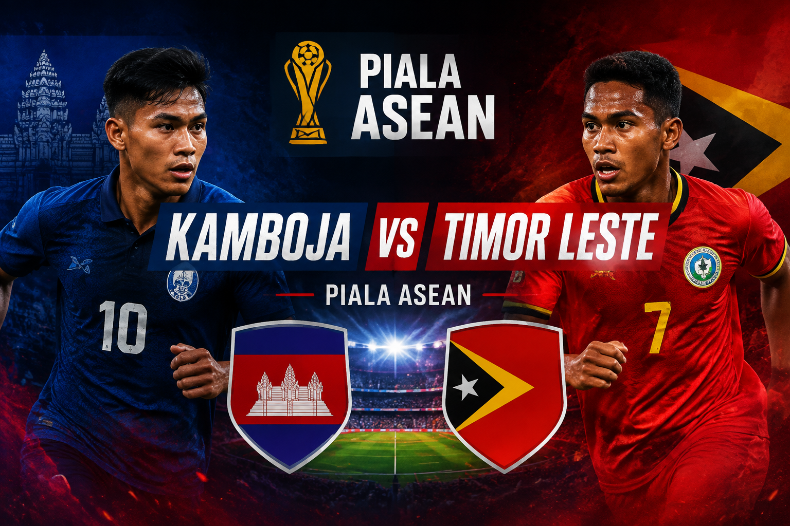 Tigoals Sajikan Kamboja vs Timor Leste Piala ASEAN Sore Ini Pukul 17.30 WIB, Duel Penentu yang Layak Dinantikan