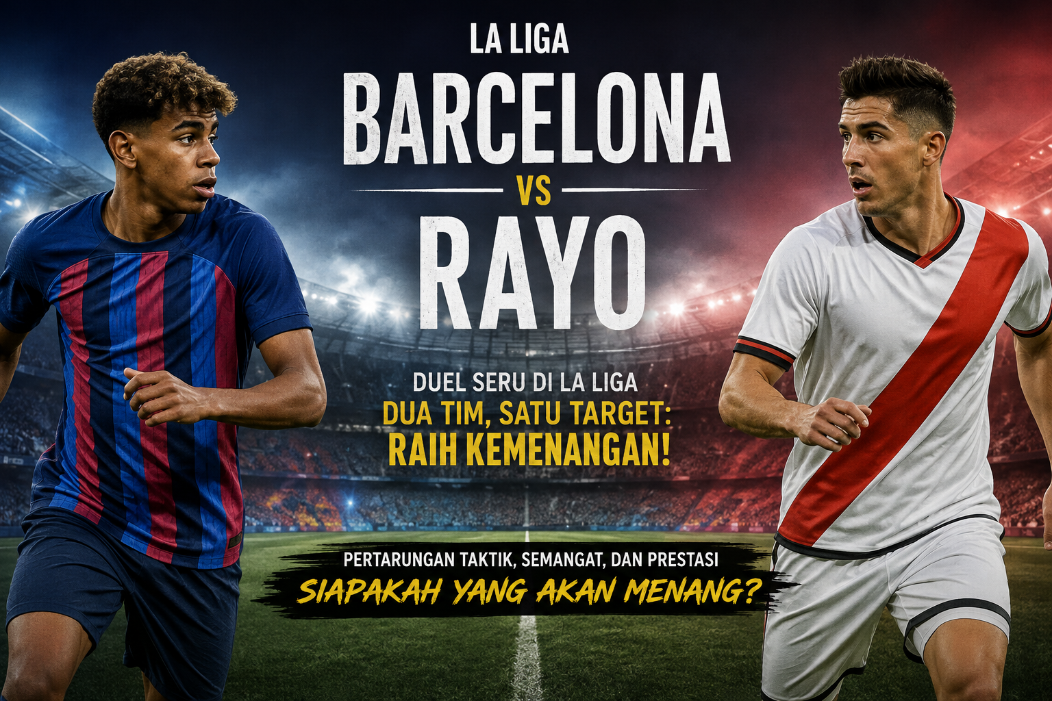 Barcelona vs Rayo Vallecano La Liga Dini Hari Ini Pukul 02.30 WIB, Tigoals Siapkan Informasi Pertandingan Seru di Camp Nou