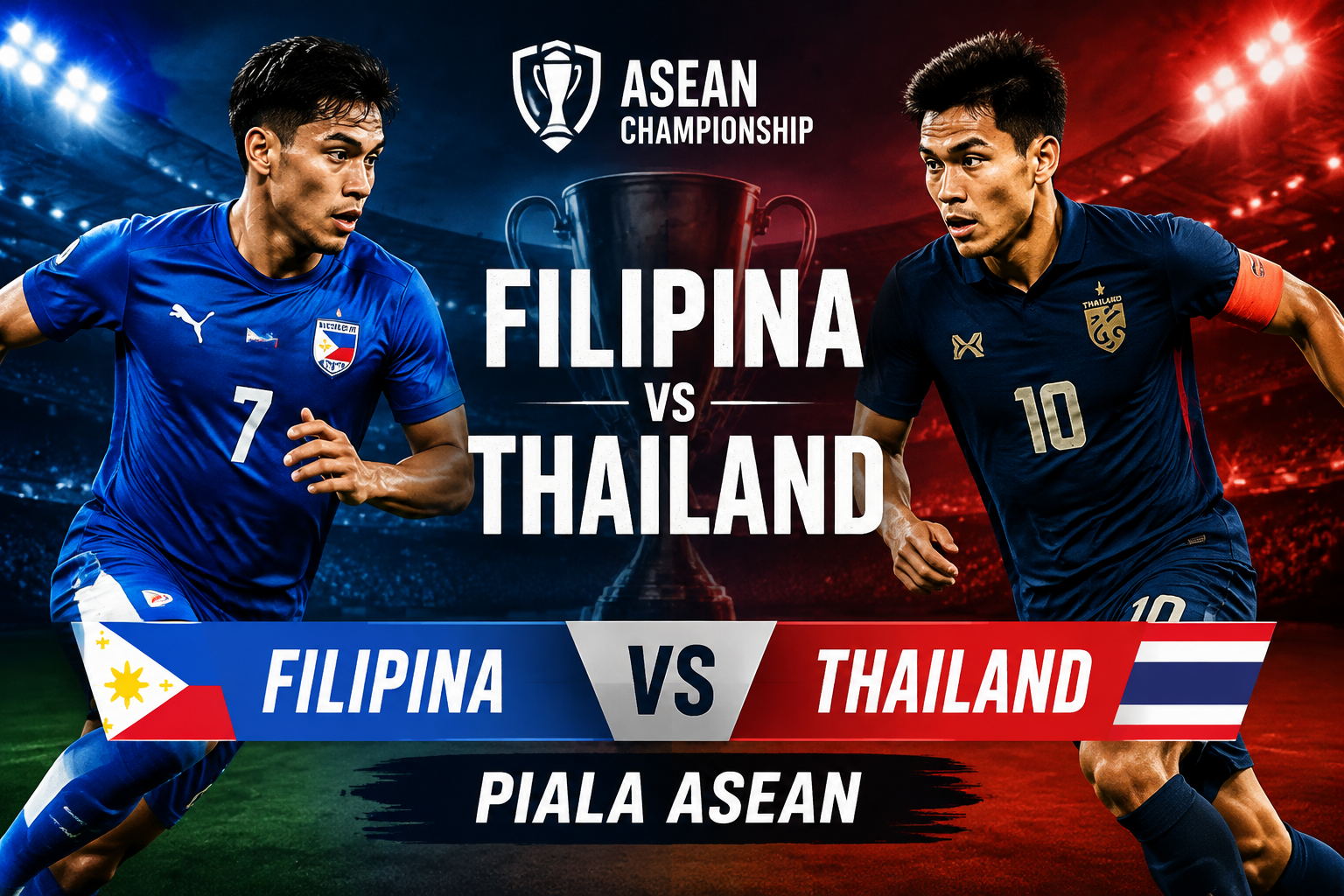 Tigoals Sajikan Streaming Filipina vs Thailand Piala ASEAN Malam Ini Pukul 20.00 WIB, Pertarungan Penting Dua Tim Asia Tenggara Menuju Fase Berikutnya