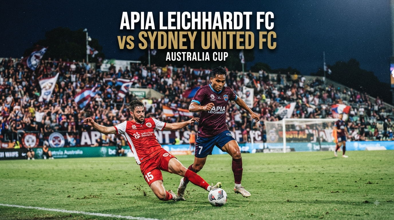 Tigoals Hadirkan APIA Leichhardt FC vs Sydney United FC Piala Australia Sore Ini Pukul 16.30 WIB dengan Informasi Lengkap dan Keseruan Laga Kedua Tim