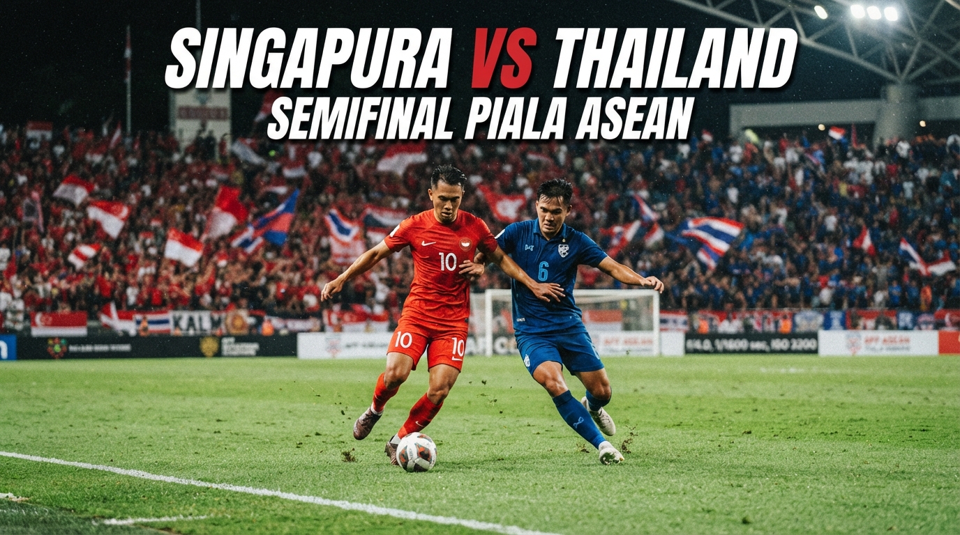 Tigoals Hadirkan Singapura vs Thailand Semifinal Piala ASEAN Malam Ini Pukul 20.00 WIB – Saksikan Keseruan Duel Dua Tim Terbaik Asia Tenggara