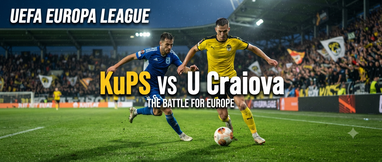 Tigoals Kupas KuPS vs U Craiova Liga Eropa UEFA Malam Ini Pukul 22.00 WIB dengan Ulasan Terlengkap