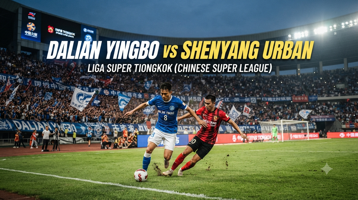 Tigoals Menayangkan Dalian Yingbo vs Shenyang Urban Liga Super Tiongkok Sore Ini Pukul 18.35 WIB - Duel Menarik Dua Klub dalam Kompetisi Sepak Bola Tiongkok