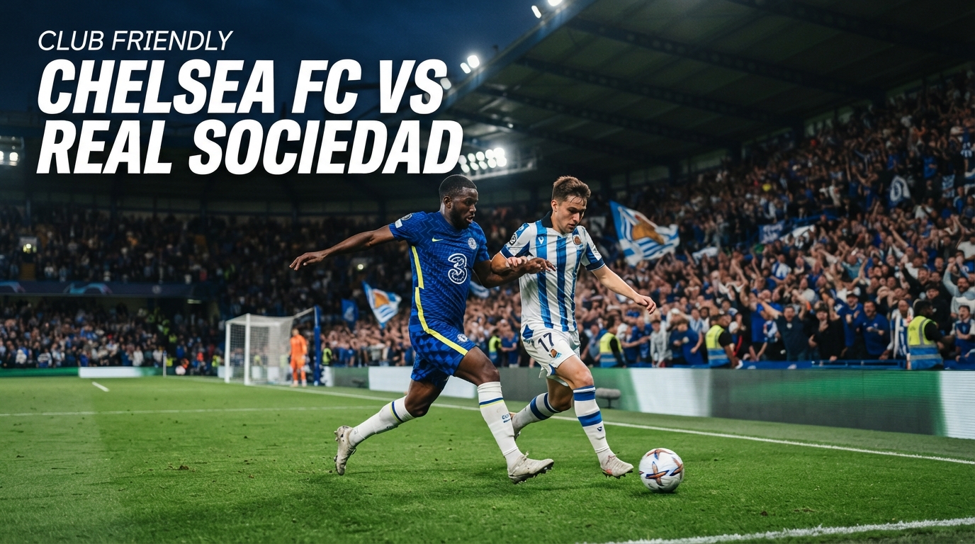 Tigoals Sajikan Chelsea vs Real Sociedad Club Friendly Malam Ini Pukul 20.00 WIB - Ikuti Jalannya Pertandingan Persahabatan Kedua Tim