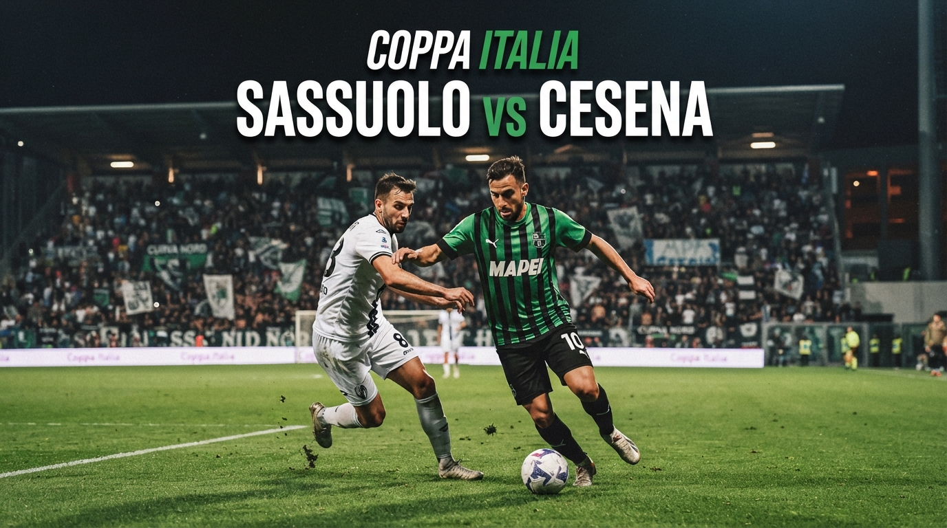 Tigoals Sassuolo vs Cesena Coppa Italia Malam Ini Pukul 23.30 WIB - Simak Duel Ronde Pertama yang Sarat Persaingan dan Menarik untuk Dinantikan