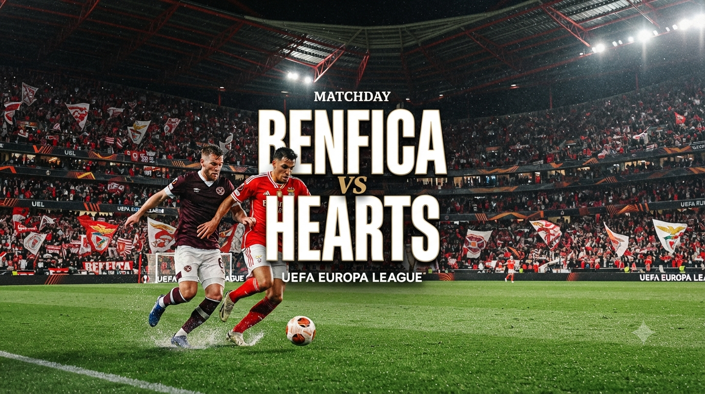 Tigoals Soroti Benfica vs Hearts Liga Eropa UEFA Dini Hari Ini Pukul 02.00 WIB - Laga Penuh Gengsi yang Dinanti Pecinta Sepak Bola Eropa