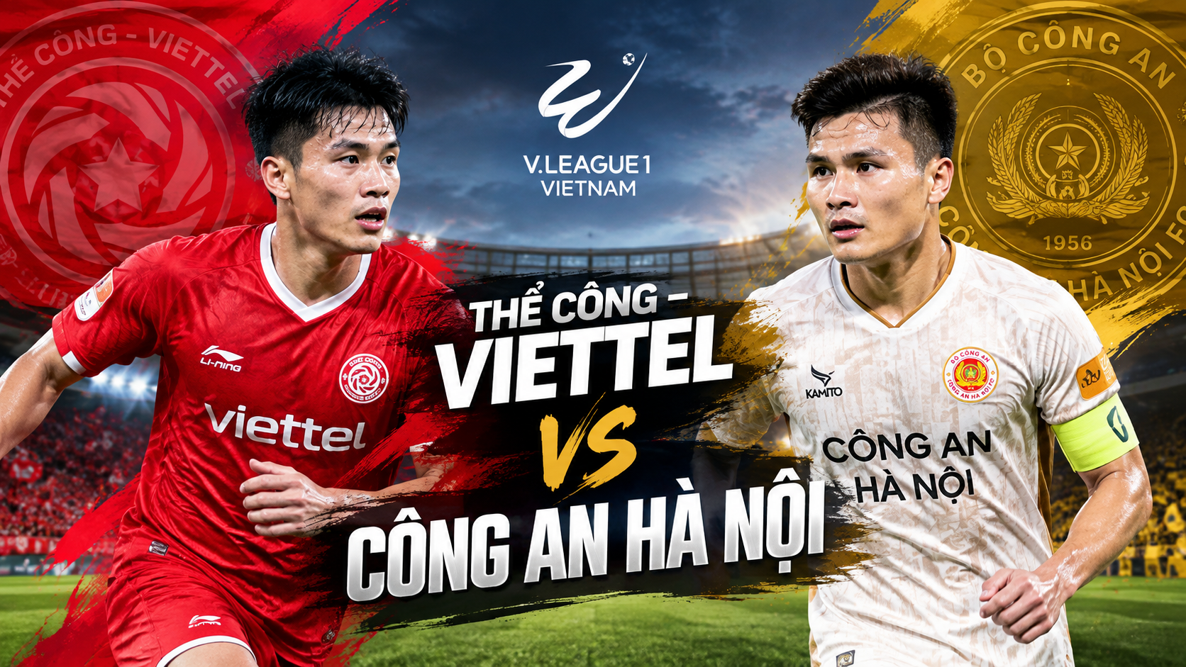 Thể Công–Viettel vs Công An Hà Nội Liga Vietnam Malam Ini Pukul 19.15 WIB, Tigoals Pantau Duel Sengit Dua Kekuatan Hanoi