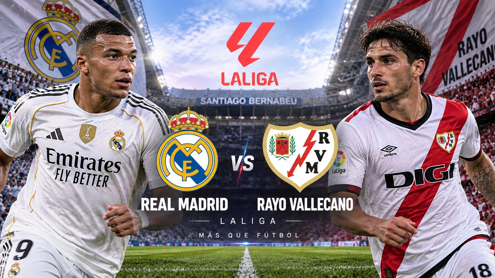 Real Madrid vs Rayo Vallecano La Liga Dini Hari Ini Pukul 02.00 WIB, Tigoals Ikut Mengulas Duel Panas di Bernabéu
