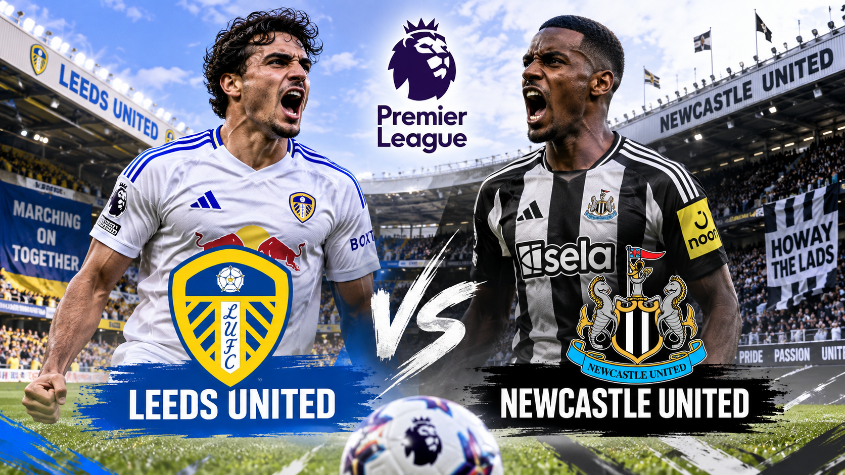 Tigoals Ikuti Adu Strategi Leeds vs Newcastle di Liga Inggris Dini Hari Ini Pukul 02.00 WIB
