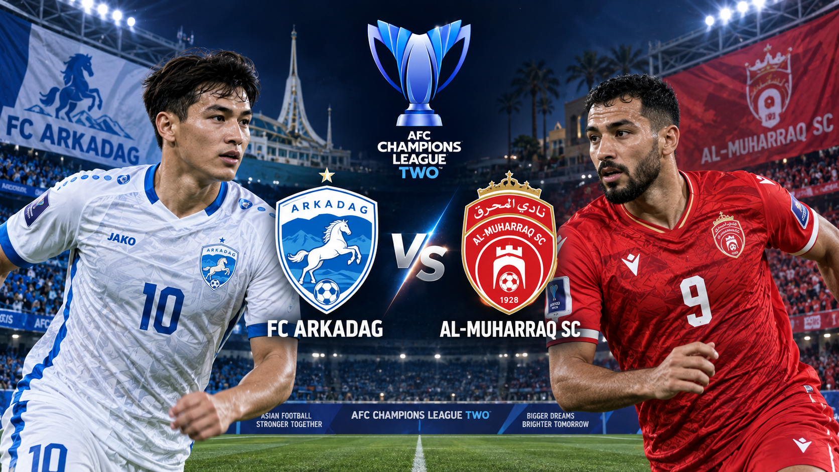 Tigoals Pantau Duel Arkadag vs Al-Muharraq SC di AFC Champions League Two Malam Ini Pukul 20.45 WIB