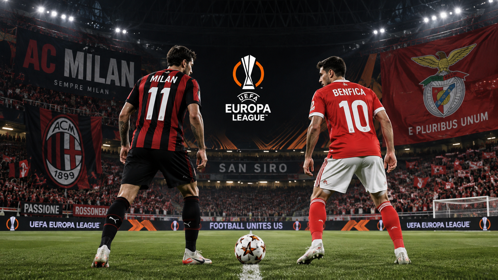 Tigoals Ikuti Duel AC Milan vs Benfica di Liga Eropa UEFA Dini Hari Ini Pukul 02.00 WIB