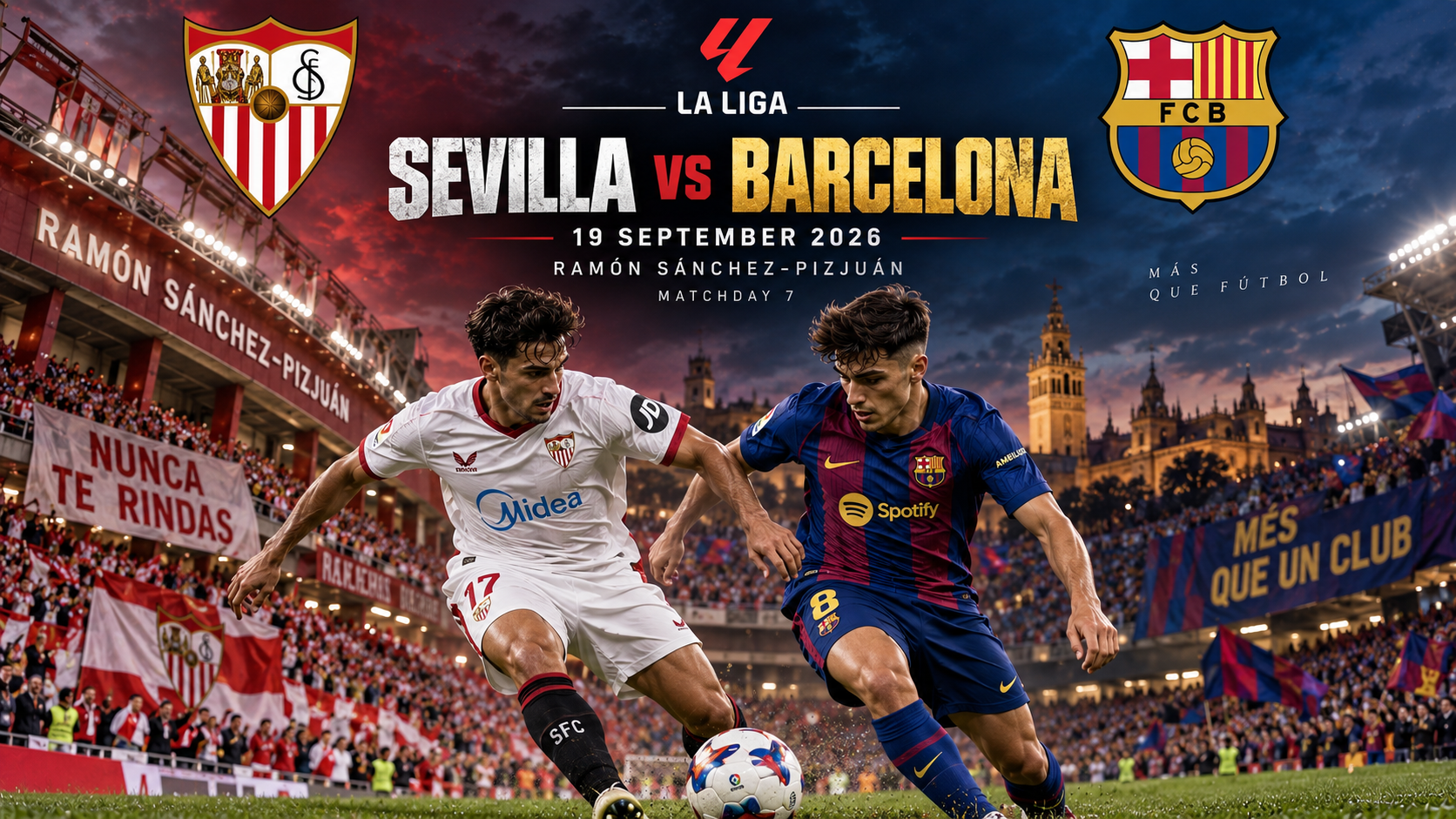 Tigoals Kupas Duel Sevilla vs Barcelona La Liga Dini Hari Ini Pukul 02.00 WIB