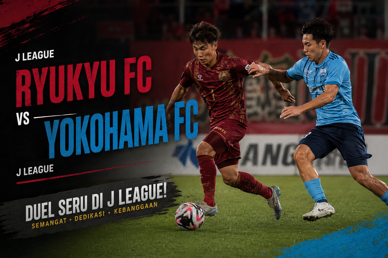 Tigoals Hadirkan Ryukyu FC vs Yokohama FC J.League Sore Ini Pukul 17.00 WIB