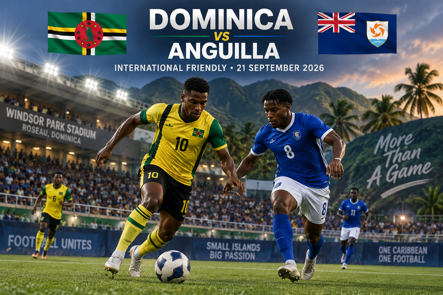 Tigoals Ikuti Pertemuan Dominica vs Anguilla dalam Laga Internasional Malam Ini Pukul 22.00 WIB