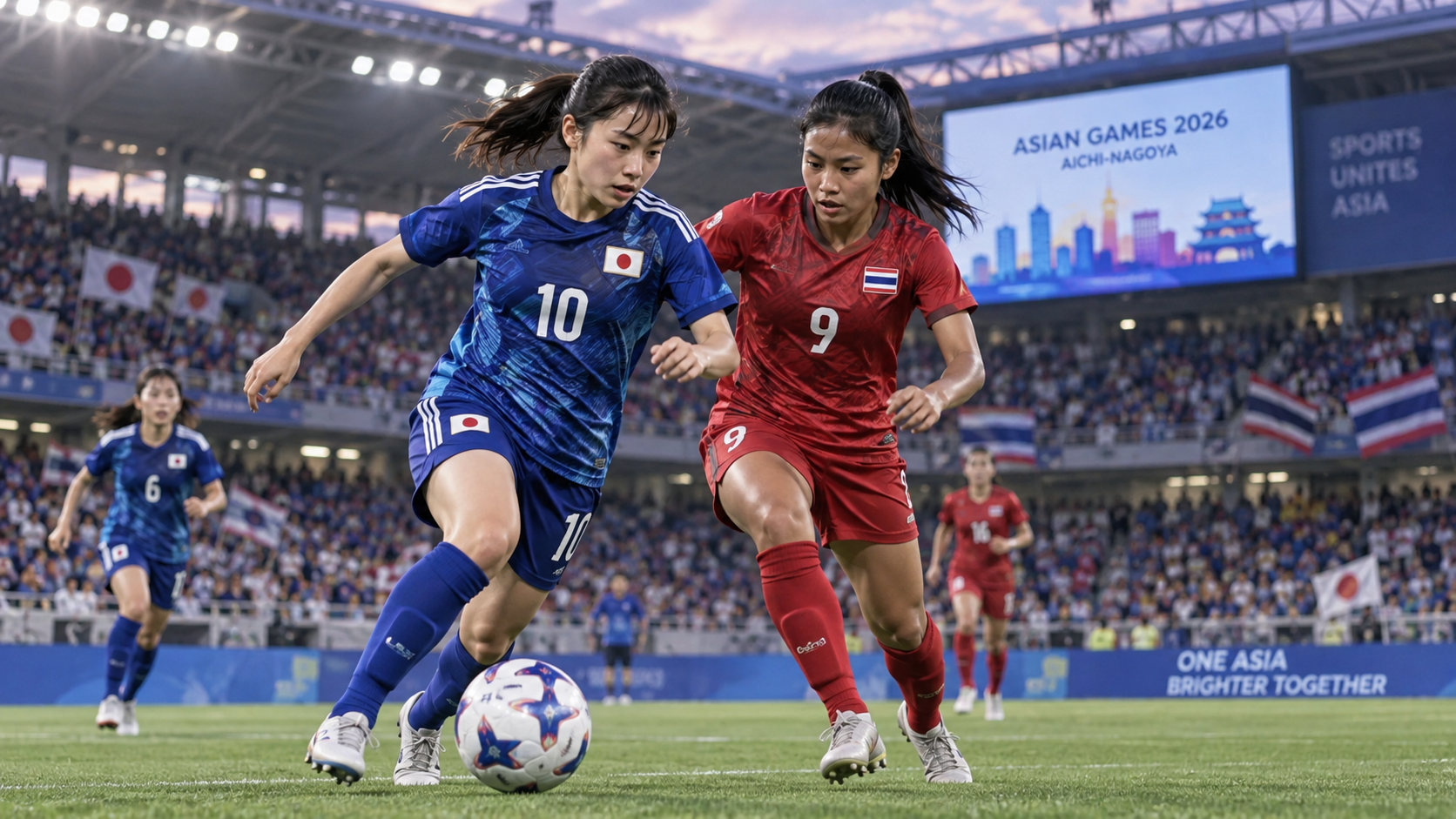 Jepang vs Thailand Sore Ini, Tigoals Bahas Persaingan Sengit di Grup A Asian Games 2026