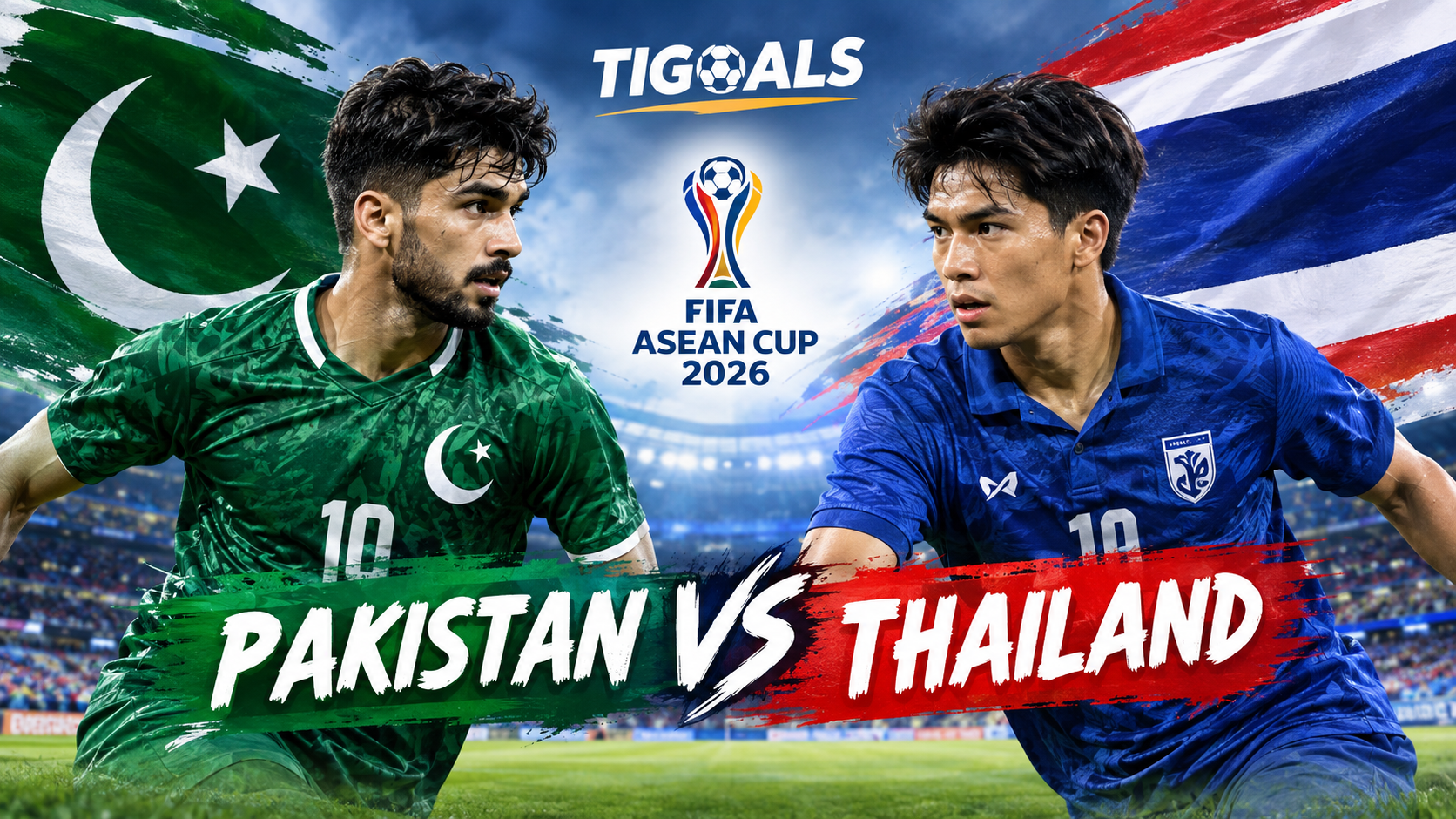 Tigoals Pantau Pakistan vs Thailand di FIFA ASEAN Cup 2026 Sore Ini Pukul 16.00 WIB