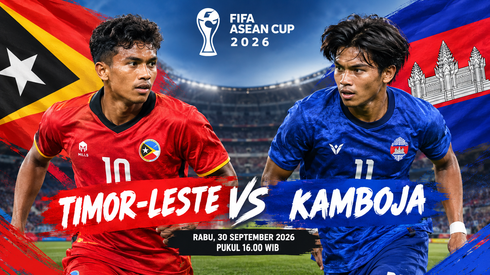 Timor-Leste vs Kamboja Sore Ini Pukul 16.00 WIB, Tigoals Pantau Persaingan Dua Tim Asia Tenggara