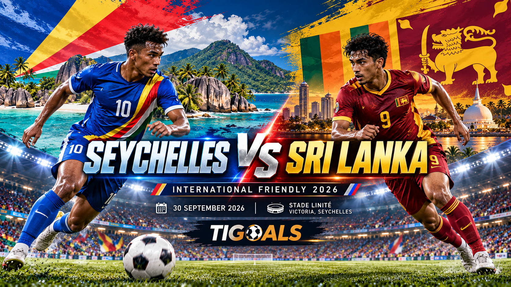 Tigoals Pantau Pertemuan Kedua Seychelles vs Sri Lanka Malam Ini Pukul 20.00 WIB