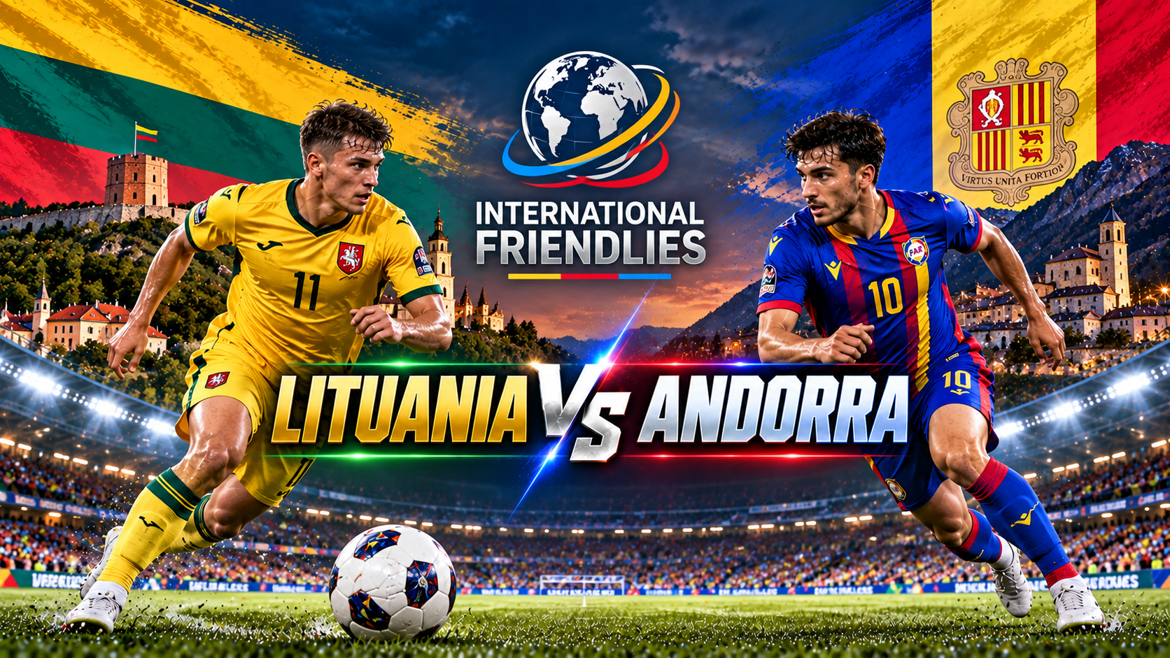 Tigoals Pantau Laga Lituania vs Andorra Malam Ini Pukul 23.00 WIB