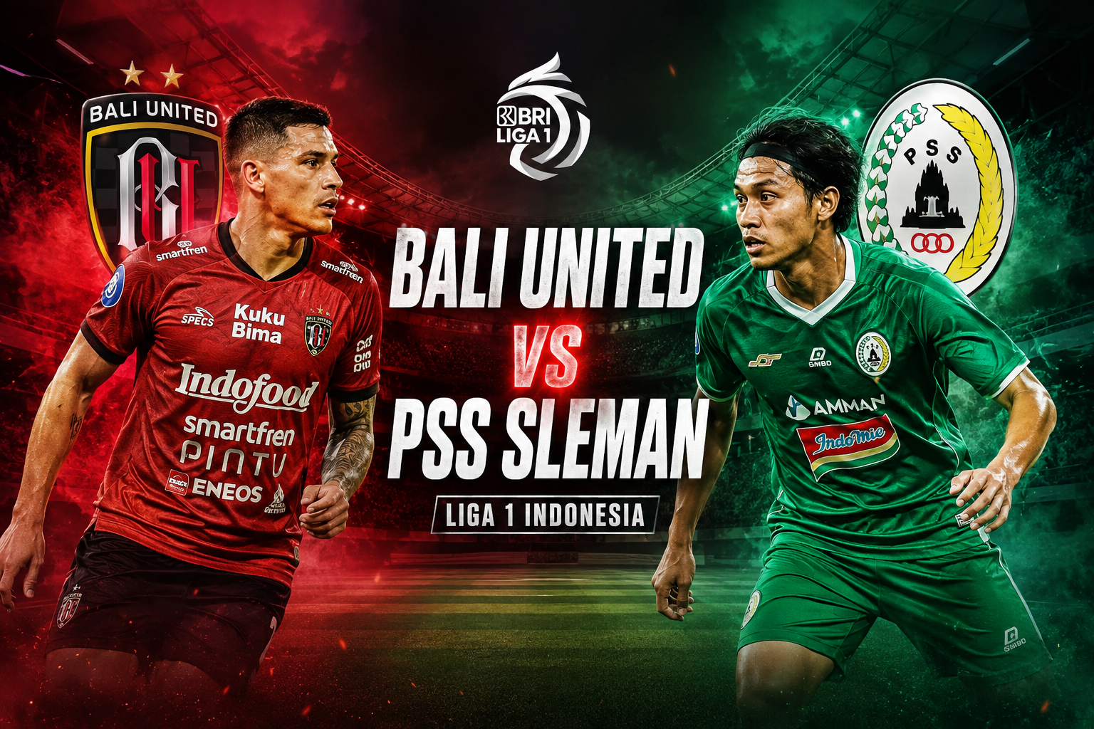Tigoals : Bali United vs PSS Sleman Liga 1 Indonesia Malam Ini Pukul 19.00 WIB, Duel Pembuka Musim yang Sarat Tekanan