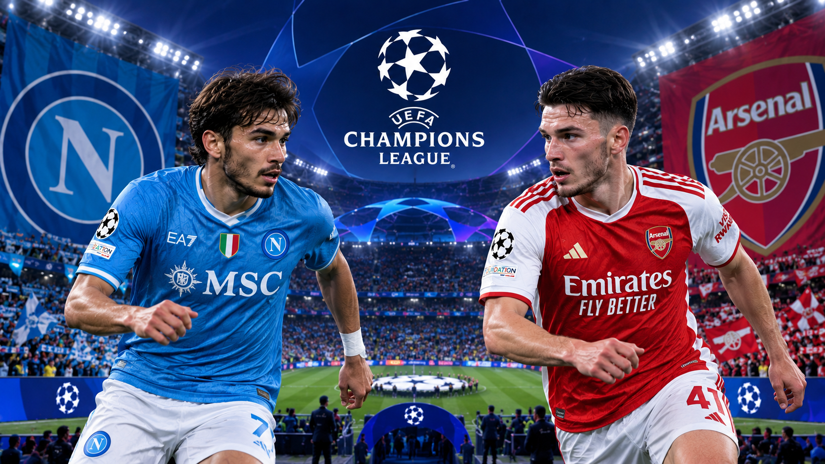 Napoli vs Arsenal Liga Champions UEFA Dini Hari Ini Pukul 02.00 WIB, Tigoals Sajikan Duel Panas di Maradona