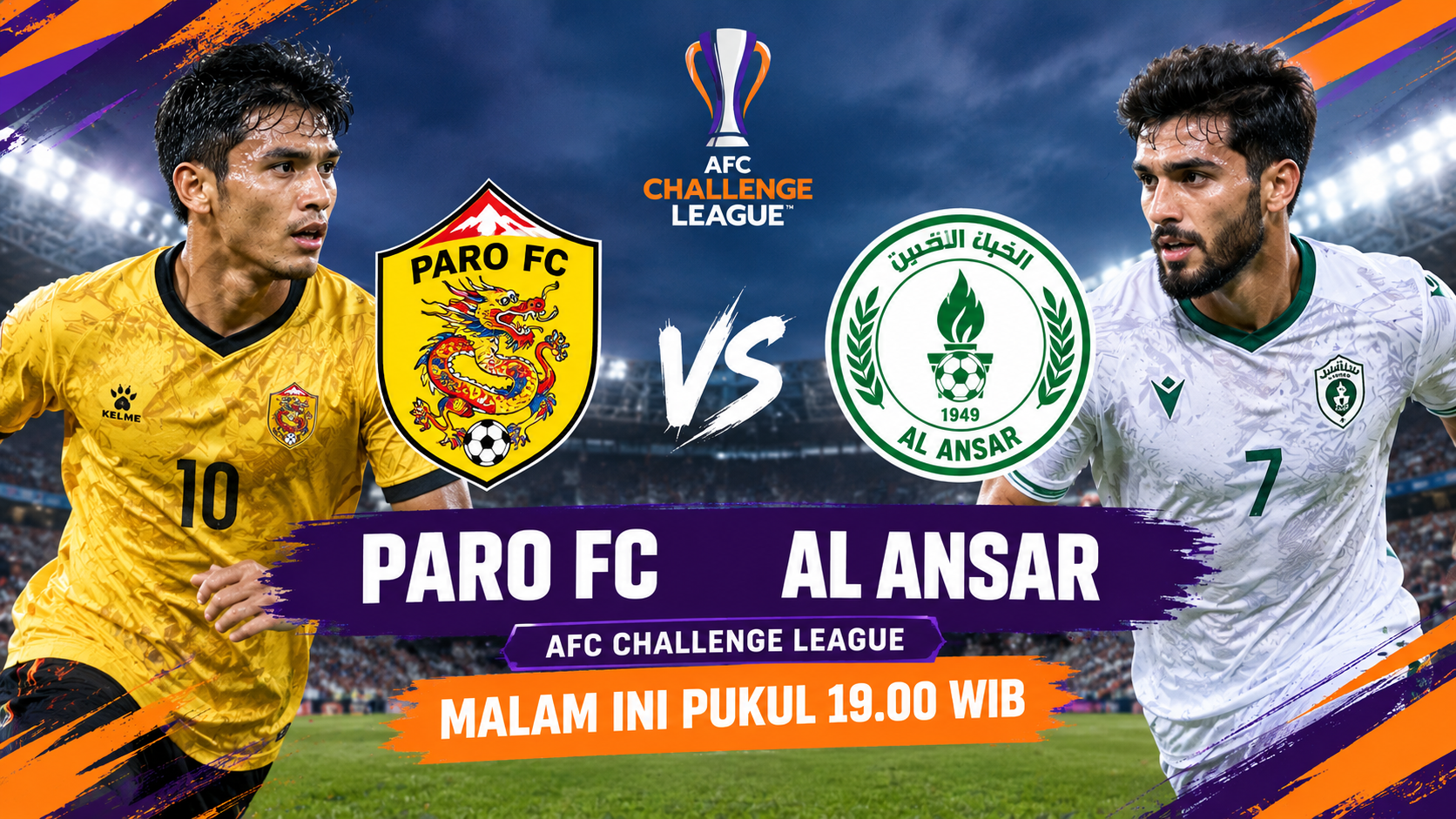 Tigoals Bahas Duel Paro vs Al Ansar Malam Ini Pukul 19.00 WIB, Persaingan Grup A AFC Challenge League Memanas