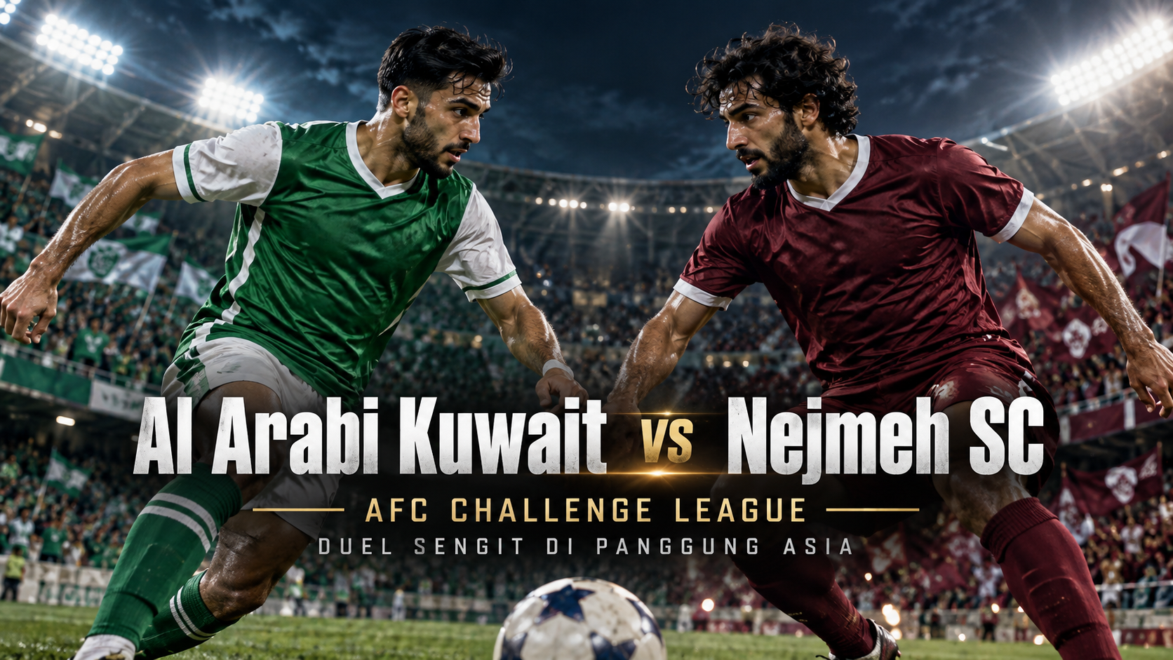 Al Arabi Kuwait vs Nejmeh SC Jadi Penentu Persaingan Grup B AFC Challenge League, Tigoals Kupas Peluang Kedua Tim